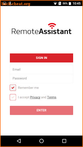 Remote Assistant screenshot