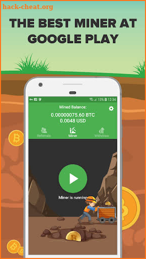 Remote Bitcoin Miner - Free Cloud Bitcoin Mining screenshot