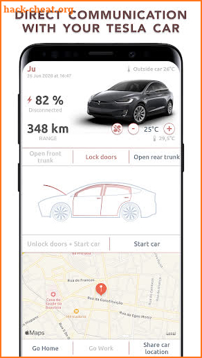 Remote Car App for Tesla screenshot