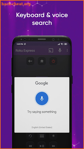 Remote control app for Roku TV screenshot