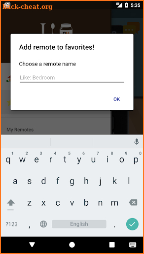 Remote Control For Dynex TV screenshot