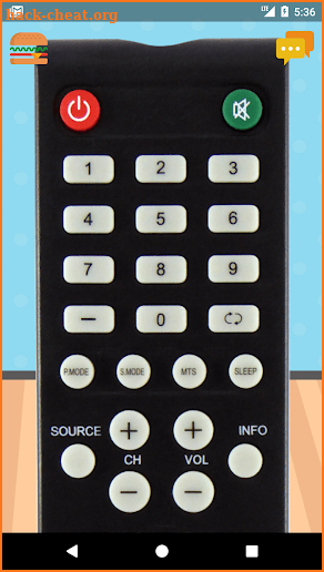 Remote Control For Element TV screenshot