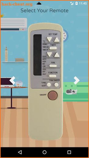 Remote Control For Haier Air Conditioner screenshot