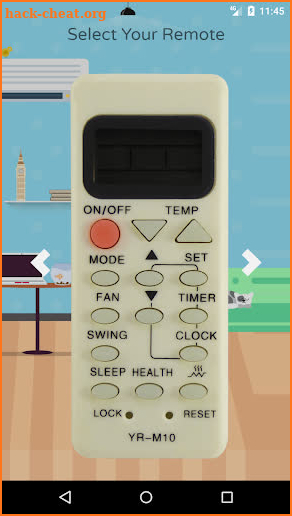 Remote Control For Haier Air Conditioner screenshot