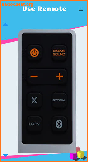 Remote Control for LG Sound Bar screenshot