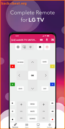 Remote Control for LG TV screenshot