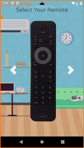 Remote Control For Philips TV screenshot