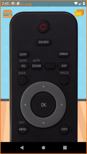 Remote Control For Philips TV screenshot
