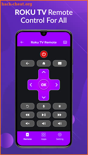 Remote Control For Roku TV screenshot