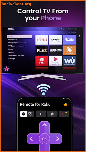 Remote Control for RokuTV screenshot