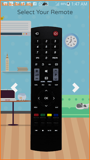 Remote Control For Sharp TV screenshot
