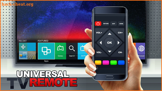 Remote control for TV and home electronics screenshot