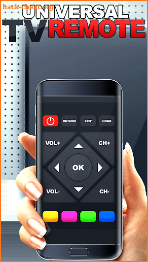 Remote control for TV and home electronics screenshot