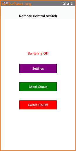 Remote Control Switch screenshot