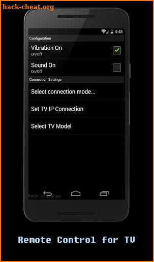 Remote Control Universal TV screenshot