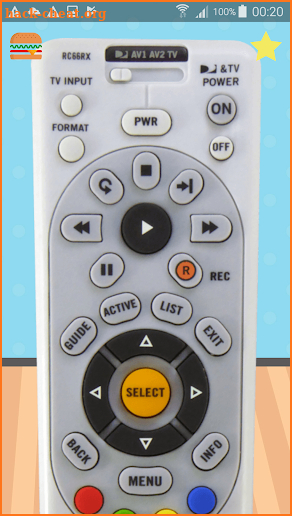 Remote for DirecTV - RC66RX screenshot