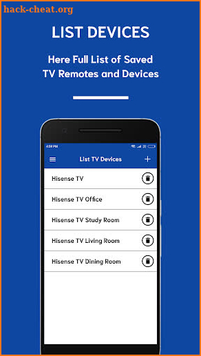 Remote For Hisense TV screenshot