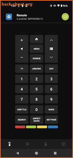 Remote for Philips TV screenshot