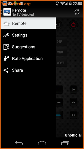 Remote for Philips TV screenshot