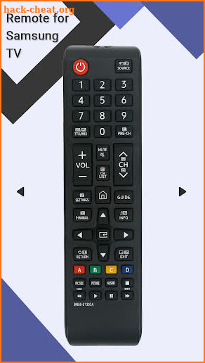 Remote for Samsung TV screenshot