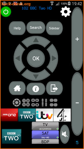 Remote for Samsung TVs & Blu Ray Players WiFI & IR screenshot