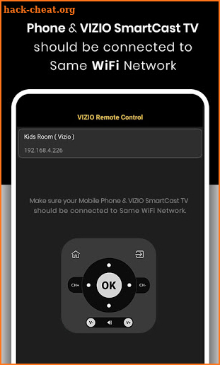 Remote For VIZIO Smart TV : Codematics screenshot