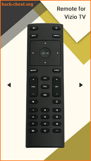 Remote for Vizio TV screenshot