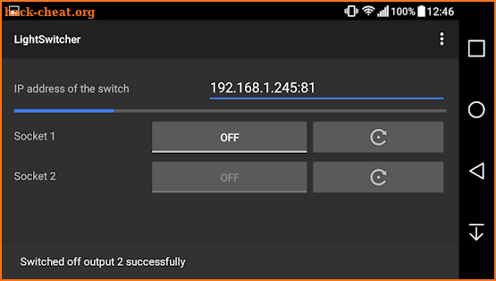 Remote Light Switch screenshot