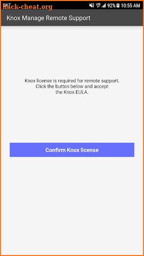 Remote Support for Knox Manage screenshot