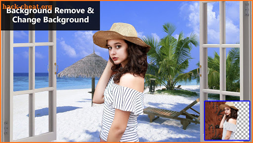 Remove background & change background screenshot