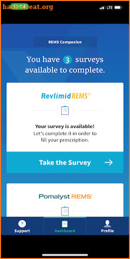 REMS Companion App screenshot