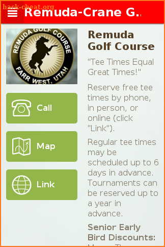 Remuda Crane Field Golf screenshot