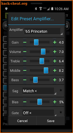 Remuda - USB Guitar Amplifier Control App screenshot