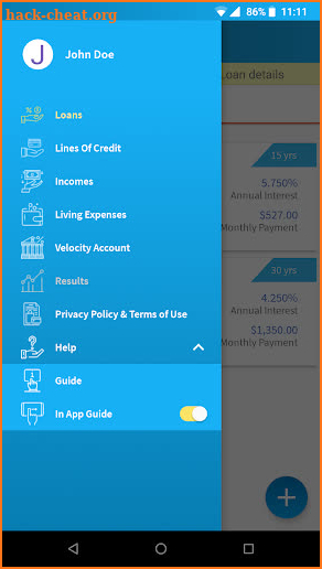 Renatus Velocity Banking screenshot