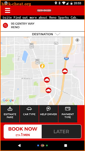 Reno Sparks Cab screenshot