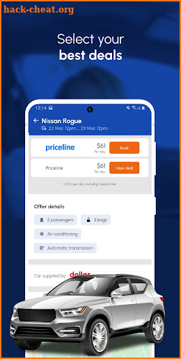 Rent a Car・Cheap Rental Cars screenshot