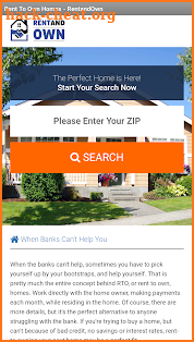 Rent and Own - Rent to own homes app screenshot