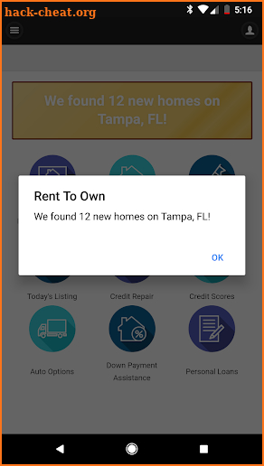 Rent to Own Homes - Resources and Listings screenshot