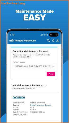 Renters Warehouse screenshot