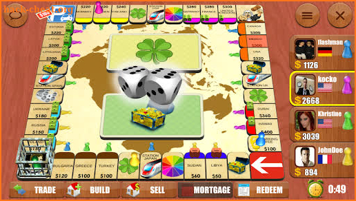 Rento 2D: Classic online board game screenshot