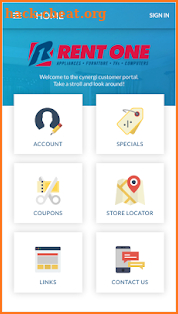 RentOne Customer Portal screenshot