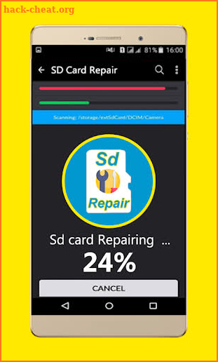 Repair Damaged Sd card screenshot