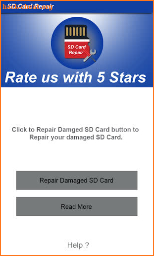 Repair Formatter Sd Card screenshot