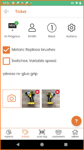Repairtagger - Repair Shop Ticketing Tracker App screenshot