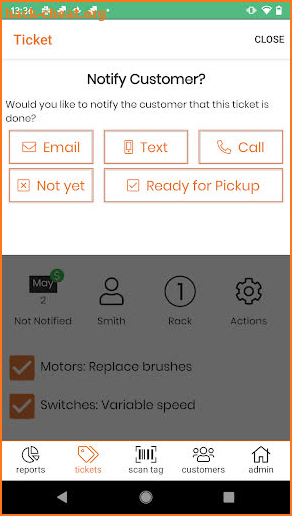 Repairtagger - Repair Shop Ticketing Tracker App screenshot
