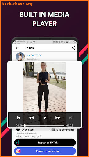 Repost & Video Downloader for TikTok and Instagram screenshot