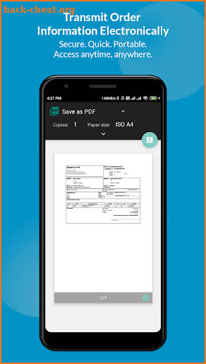 RepTime B2B Sales Rep App, Wholesale Order Entry screenshot