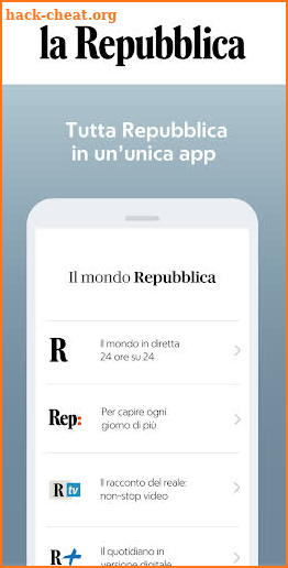 Repubblica.it screenshot