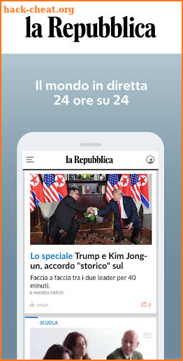 Repubblica.it screenshot