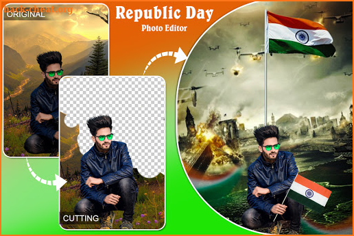 Republic Day Photo Editor - 26 January screenshot